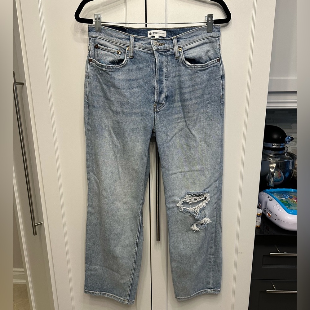 Re/Done Light Blue Denim Jeans